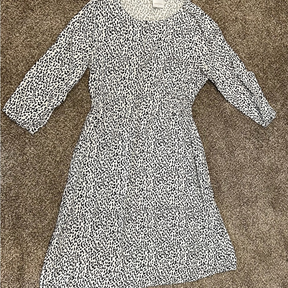 Mama Licious Monochrome Patterned Top